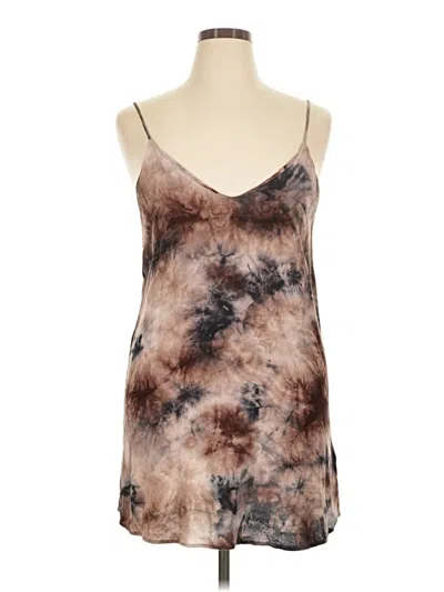 Pre-owned Lulus Sleeveless Top Brown Halter Neckline Tops