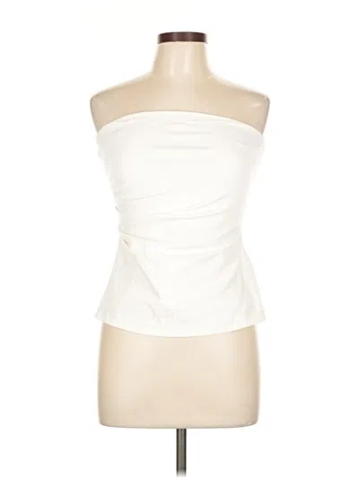 Pre-owned Lulus Sleeveless Top Ivory Strapless Neckline Tops In White