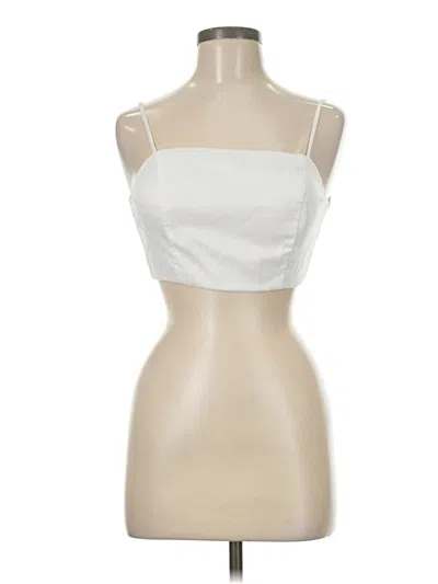 Pre-owned Lulus Sleeveless Top Ivory Strapless Neckline Tops In White