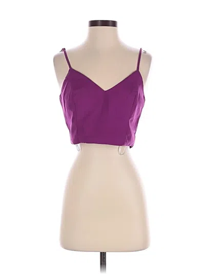 Pre-owned Lulus Sleeveless Top Purple Sweetheart Neckline Tops