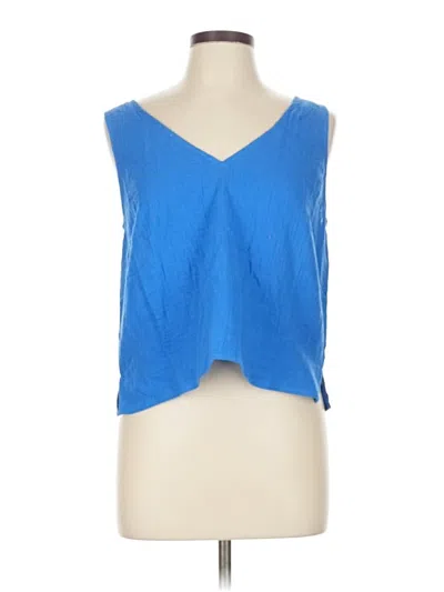 Pre-owned Lulus Sleeveless T-shirt In Blue