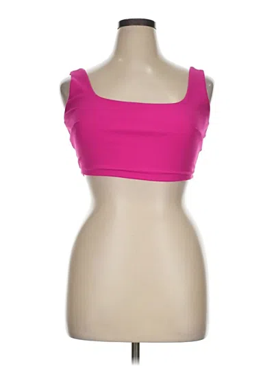 Pre-owned Lulus Sports Bra In Pink