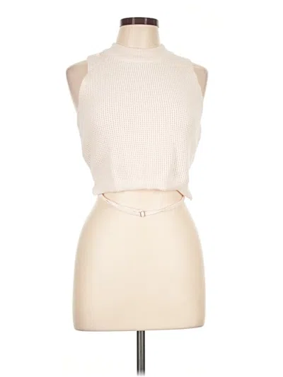 Pre-owned Lulus Sweater Vest In Ivory