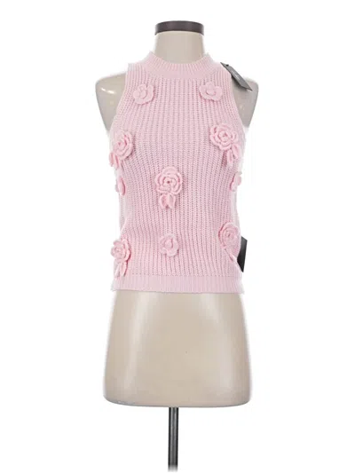 Pre-owned Lulus Sweater Vest In Pink