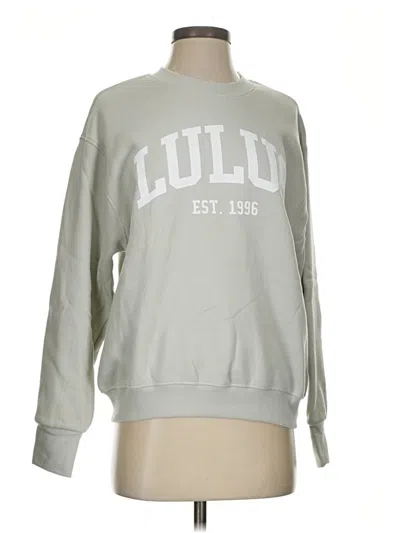 Pre-owned Lulus Sweatshirt In Gray