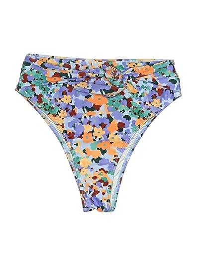 Pre-owned Lulus Swimsuit Bottoms In Blue