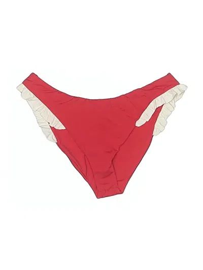 Pre-owned Lulus Swimsuit Bottoms In Red