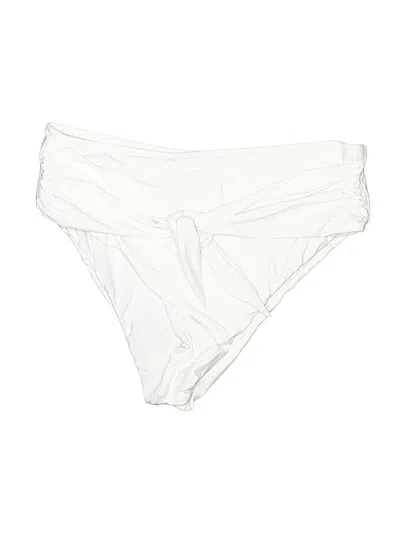 Pre-owned Lulus Swimsuit Bottoms In White
