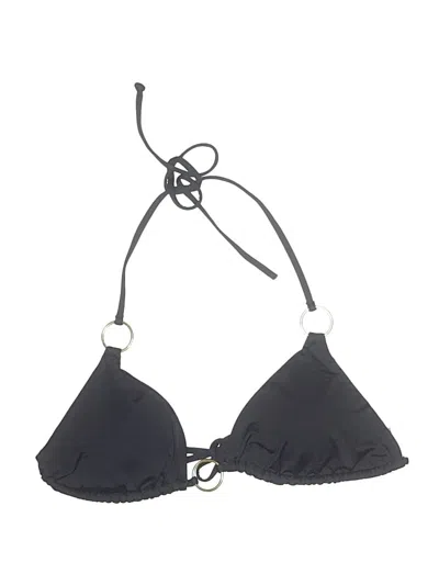 Pre-owned Lulus Swimsuit Top Black Swimwear