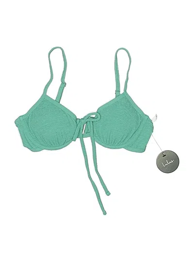 Lulus Swimsuit Top Green Swimwear