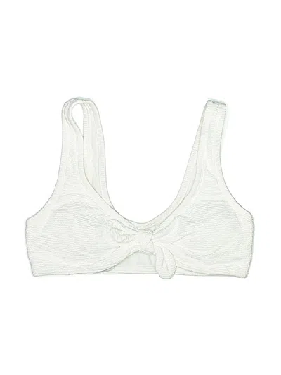Pre-owned Lulus Swimsuit Top Ivory Swimwear