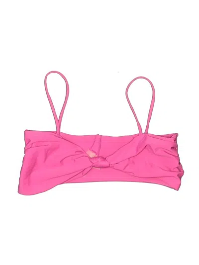 Pre-owned Lulus Swimsuit Top Pink Swimwear