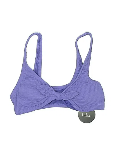Lulus Swimsuit Top Purple Swimwear