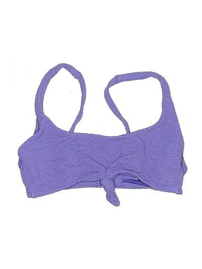 Pre-owned Lulus Swimsuit Top Purple Swimwear