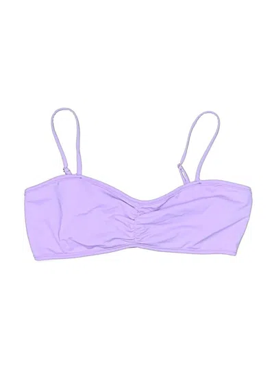 Pre-owned Lulus Swimsuit Top Purple Swimwear
