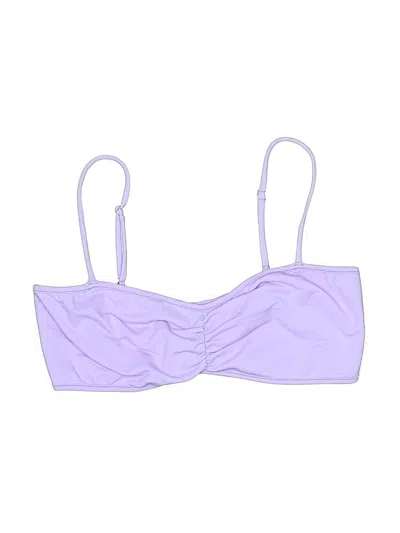 Pre-owned Lulus Swimsuit Top Purple Swimwear