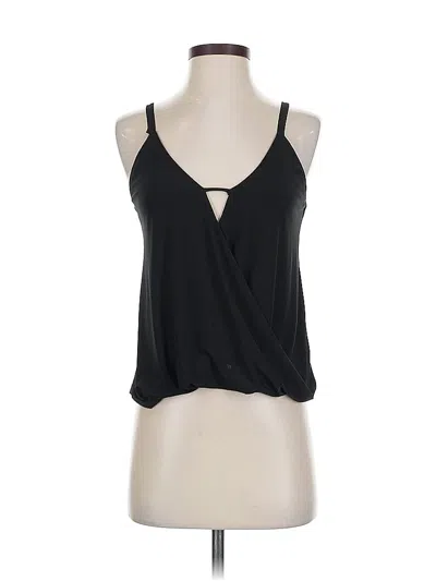Pre-owned Lulus Tank Top Black Halter Neckline Tops