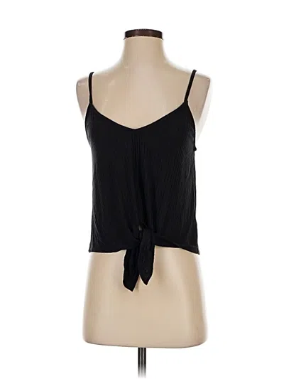Pre-owned Lulus Tank Top Black Halter Neckline Tops