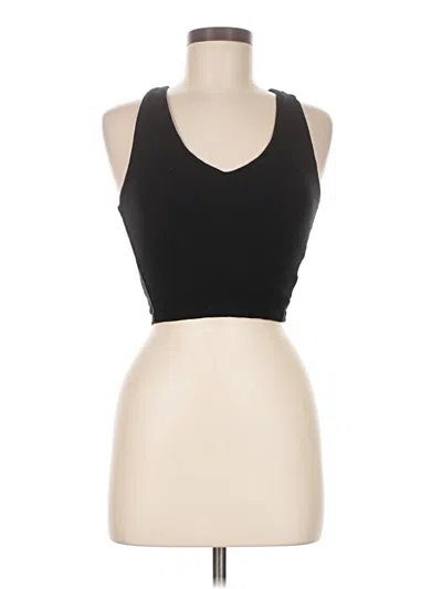 Pre-owned Lulus Tank Top Black Halter Neckline Tops