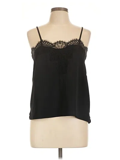 Pre-owned Lulus Tank Top Black Halter Neckline Tops