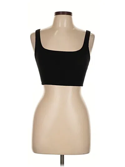Pre-owned Lulus Tank Top Black Strapless Neckline Tops