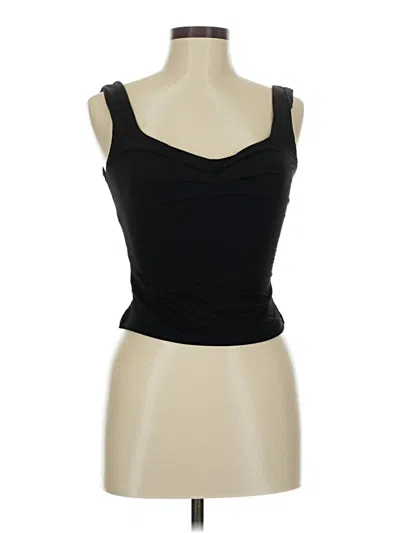 Pre-owned Lulus Tank Top Black Strapless Neckline Tops
