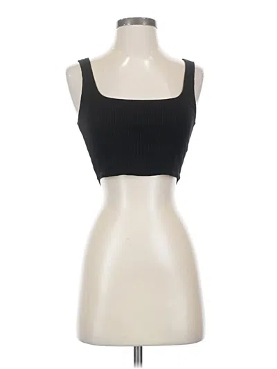 Pre-owned Lulus Tank Top Black Strapless Neckline Tops
