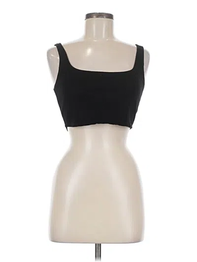 Pre-owned Lulus Tank Top Black Strapless Neckline Tops