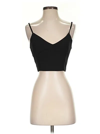 Pre-owned Lulus Tank Top Black Strapless Neckline Tops