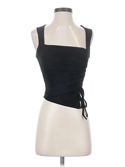 Pre-owned Lulus Tank Top Black Strapless Neckline Tops