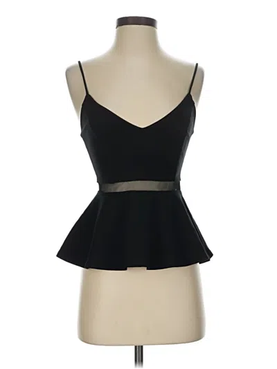 Pre-owned Lulus Tank Top Black Strapless Neckline Tops