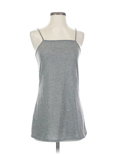 Pre-owned Lulus Tank Top Gray Halter Neckline Tops