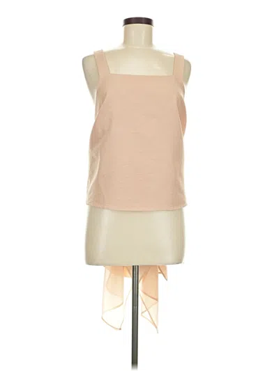 Pre-owned Lulus Tank Top Tan Strapless Neckline Tops