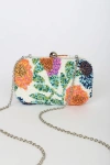 Lulus Tour Of Blooms White Multi Beaded Clutch In White