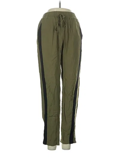 Pre-owned Lulus Track Pants In Green