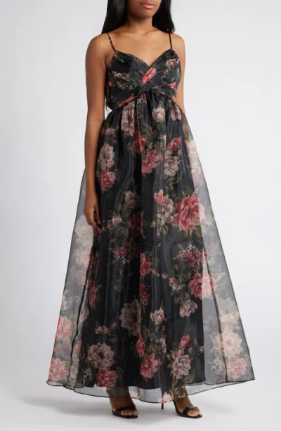 Lulus Truly Extraordinary Organza Cocktail Maxi Dress