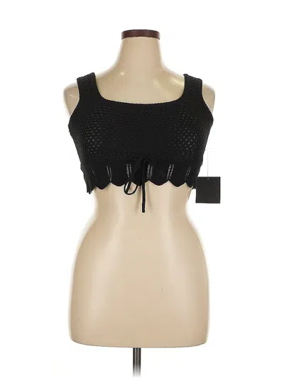 Pre-owned Lulus Tube Top Black Strapless Neckline Tops