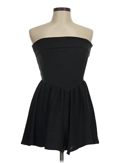 Pre-owned Lulus Tube Top Black Strapless Neckline Tops