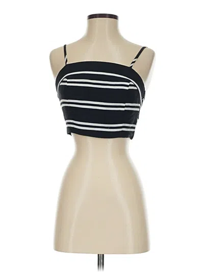 Pre-owned Lulus Tube Top Black Strapless Neckline Tops