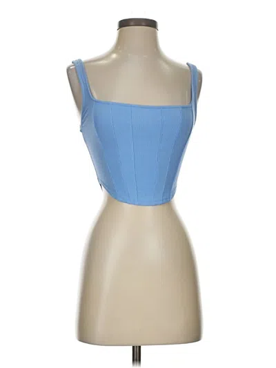 Lulus Tube Top Blue Strapless Neckline Tops