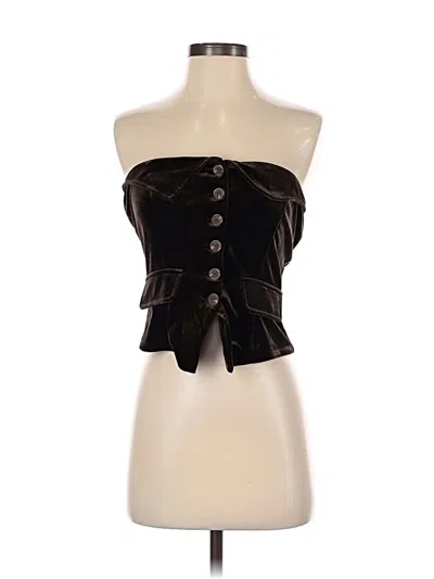 Pre-owned Lulus Tube Top Green Strapless Neckline Tops