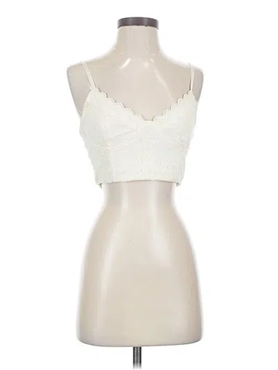 Pre-owned Lulus Tube Top Ivory Strapless Neckline Tops