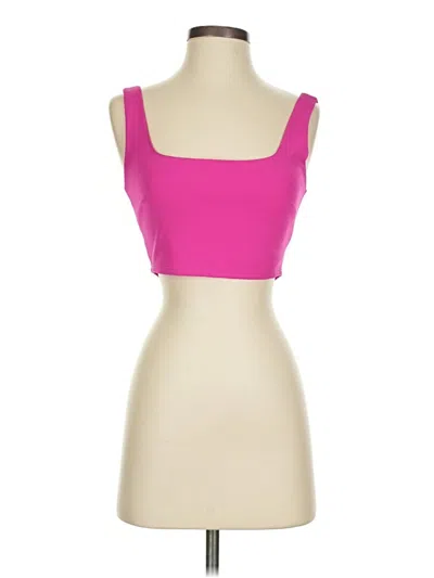 Pre-owned Lulus Tube Top Pink Strapless Neckline Tops