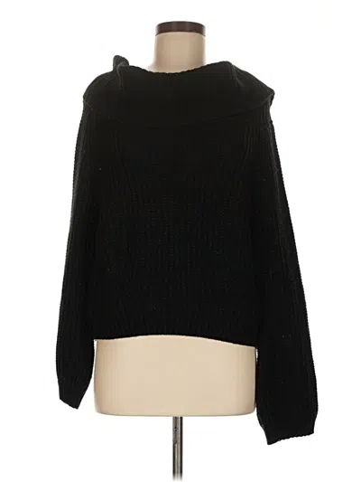 Pre-owned Lulus Turtleneck Sweater In Black