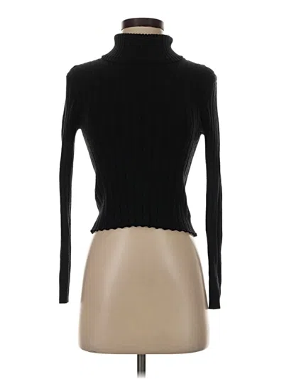 Pre-owned Lulus Turtleneck Sweater In Black