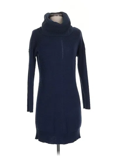 Pre-owned Lulus Turtleneck Sweater In Blue
