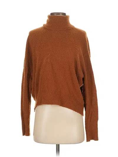 Pre-owned Lulus Turtleneck Sweater In Brown