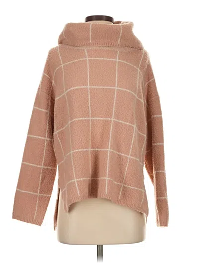 Pre-owned Lulus Turtleneck Sweater In Brown