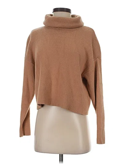 Pre-owned Lulus Turtleneck Sweater In Brown