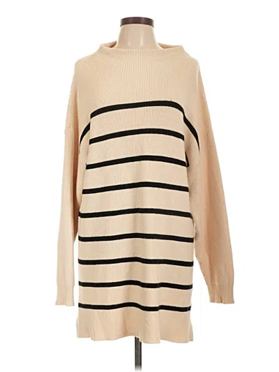 Pre-owned Lulus Turtleneck Sweater In Brown